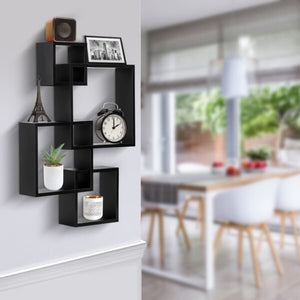 Set Of 4 Cube Intersecting Shelf (WS-116)