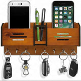 Beautiful Wooden Key and Mobile Holder