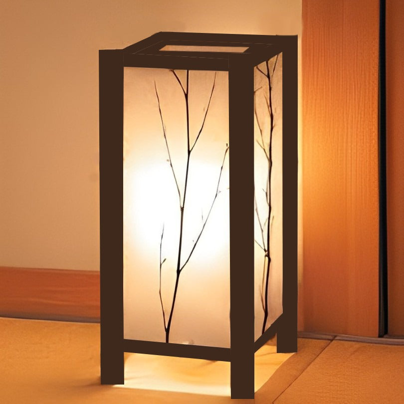 Japanese Style Bamboo Floor Lamp