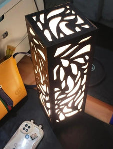 Laser-Cut Forest Lamp