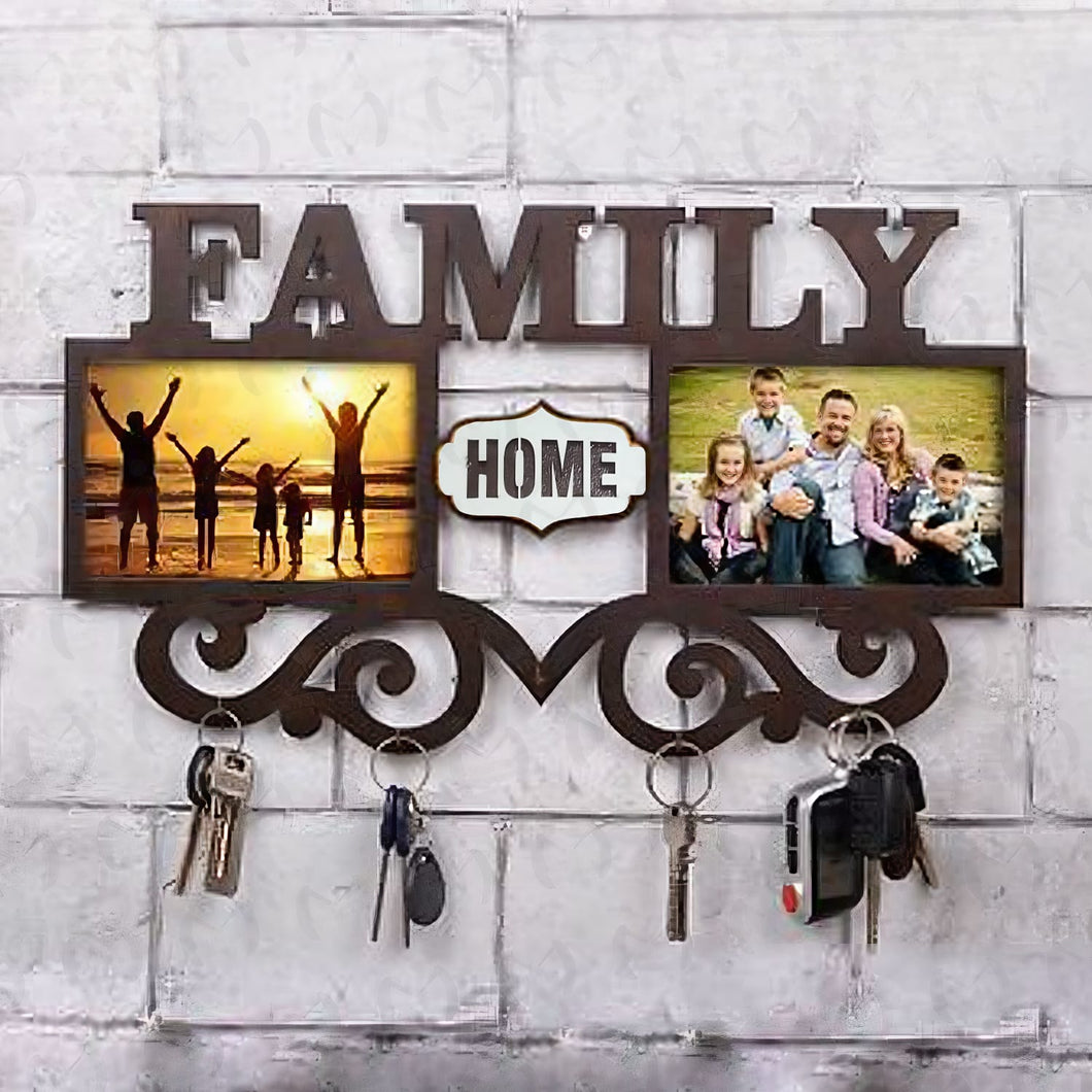 Personalized Family Photo Key Holder