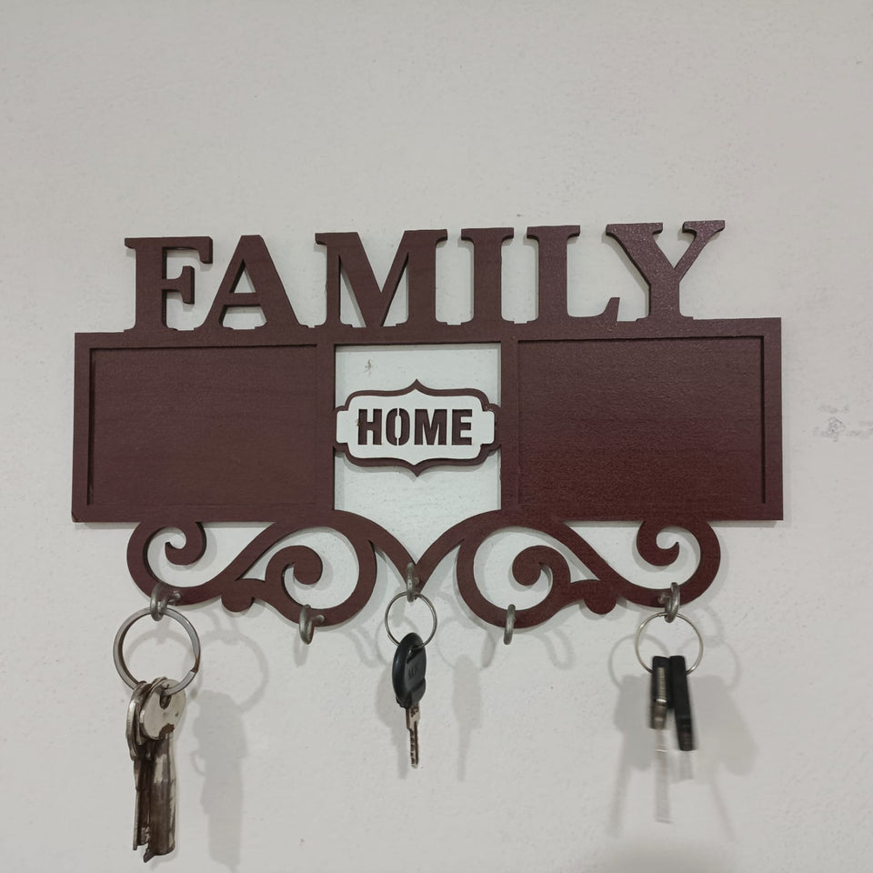 Personalized Family Photo Key Holder