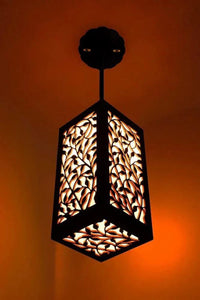 Laser-Cut Wooden Pendant Lamp