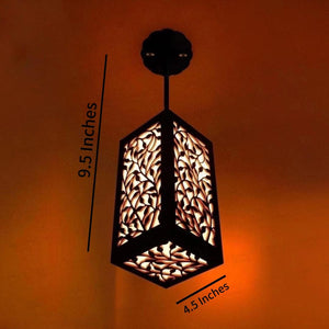 Laser-Cut Wooden Pendant Lamp