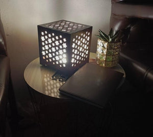 Starry Night Wooden Box Lamp