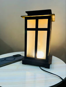 Farmhouse Style Wooden Lamp