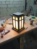 Farmhouse Style Wooden Lamp