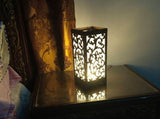 Wooden Lamp With Light For Side Tables